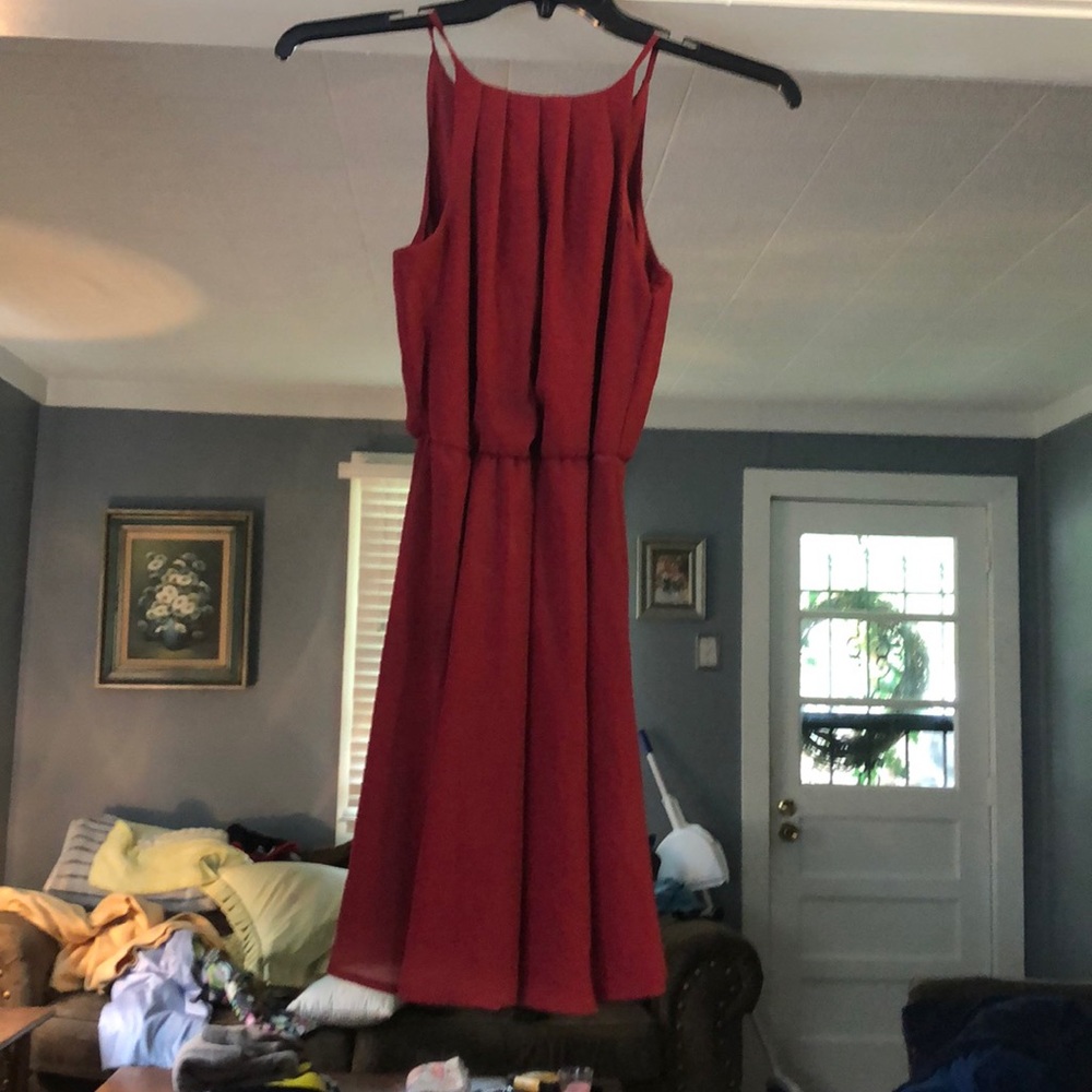Red dress